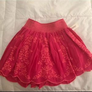 Aeropostale pink and orange skirt